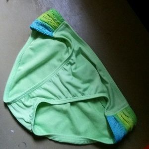 OP medium (7-8) green swimingsuit bikini bottoms